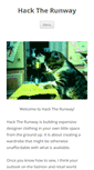 Mobile Screenshot of hacktherunway.com